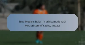Teko Modise: Roluri în echipa națională, Meciuri semnificative, Impact
